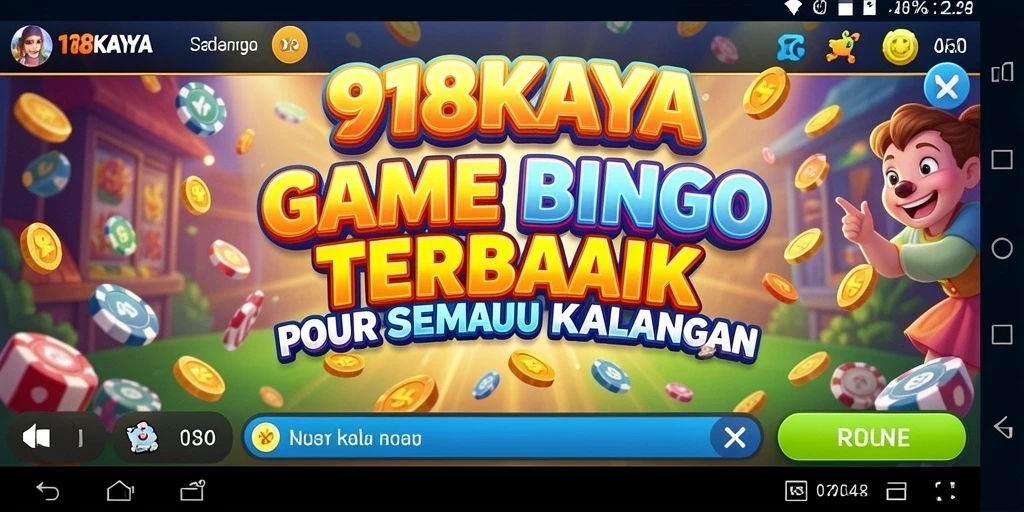 Tampilan gameplay Bingo yang mendebarkan di 918KAYA