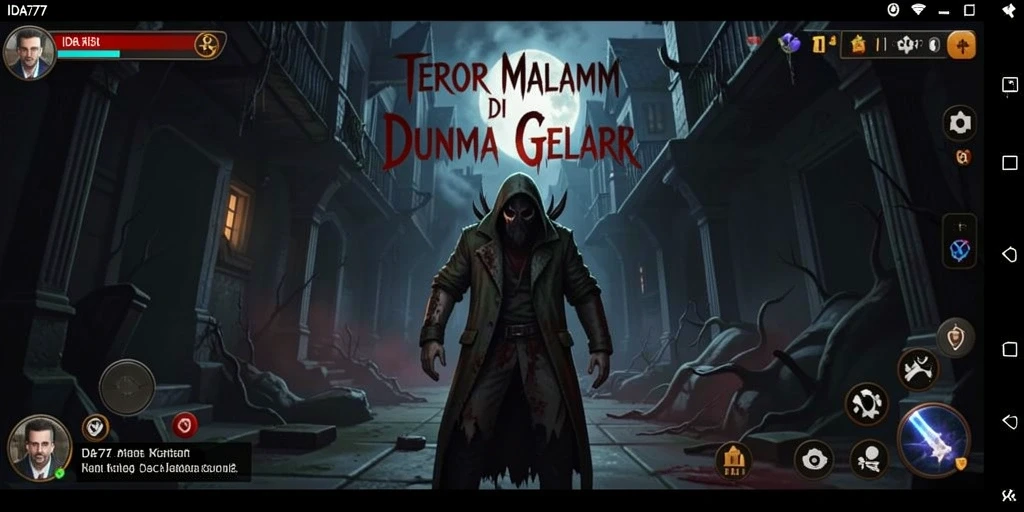 Screenshot menampilkan gameplay menyeramkan penuh ketegangan dan kejutan.