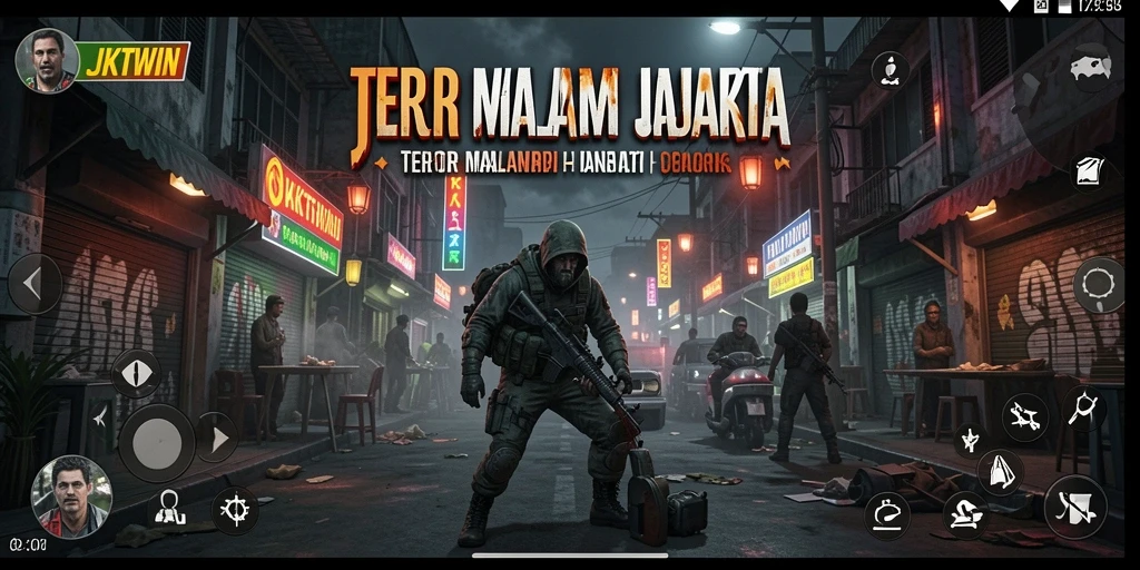 Screenshot menampilkan momen menegangkan di JKTWIN.