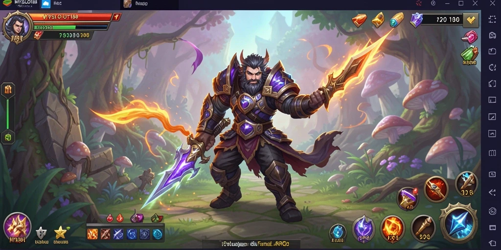 Screenshot MYSLOT188 menampilkan aksi seru dalam pertarungan ARPG.
