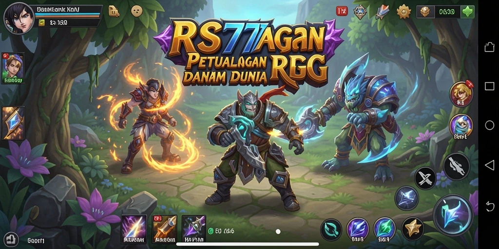 Tampilan gameplay menarik di dunia RPG penuh petualangan.