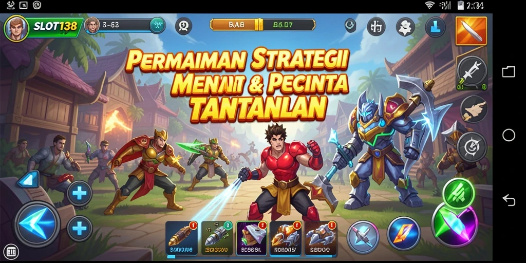 Screenshot gameplay menunjukkan strategi dan perencanaan yang mendebarkan.