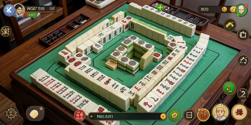 Screenshot dari gameplay Mahjong yang menarik di WG87.